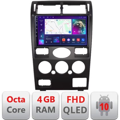 Navigatie Ford Mondeo 2004-2007 dedicata Android QLED octa core 4+64 4G DSP FHD carplay android auto radio gps internet Android kit-mondeo2001+EDT-E309v3