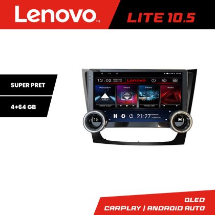 Navigatie Mercedes W211 W219 Kit-090 Lenovo  8 core 4+64 10.5 inch Incell 1K android Wifi 5Ghz gps internet  Cor