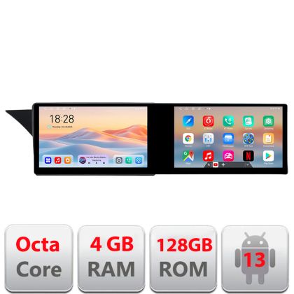 Navigatie Mercedes GLK 2012-2015 NTG4.5 Kit-GLK Edotec 2 ecrane  8 core 4+128 21.6 inch Incell android Wifi 5Ghz gps internet