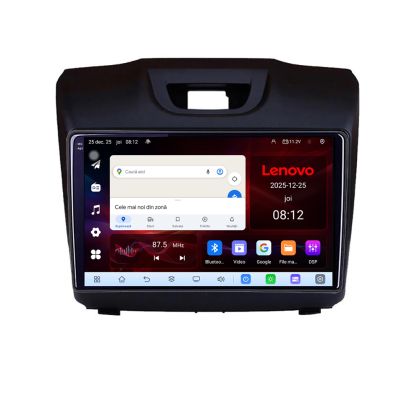 Navigatie Isuzu D-Max Lenovo Kit-2234 8 Core 2.2 Ghz 8+128 Qled Incell 1K Android 360 Carplay DSP AHD 1080P ADAS 4G Wifi 5Ghz Bluetooth PRO