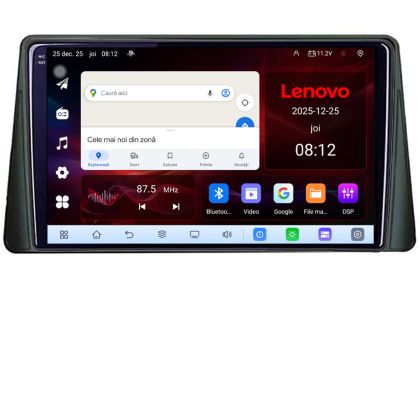 Navigatie Ford Focus 4 Kuga 2018-2023 Lenovo 8 Core 2.2 Ghz 8+128 Qled Incell 1K Android 360 Carplay DSP AHD 1080P ADAS 4G Wifi 5Ghz Bluetooth PRO