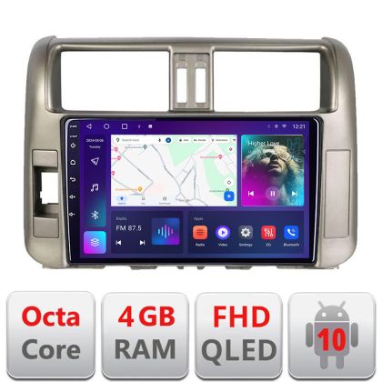Navigatie Toyota Prado 2010-2013 B-347 Android Ecran QLED octa core 4+64 carplay android auto KIT-347+EDT-E310V3