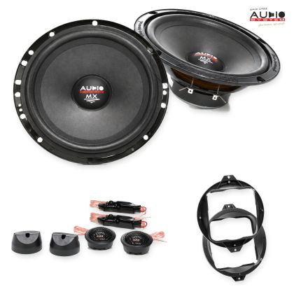 Pachet difuzoare Audi A3 (8L) 2/3 uși 1996-2003 Audio System MX componente dedicate uși față