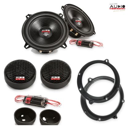 Pachet difuzoare Audi A4 (B5) 1994-2000 Audio System MX componente dedicate uși față