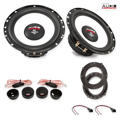 Pachet difuzoare Audi A4 (W8) 2015-2018 Audio System M-Series componente dedicate uși față