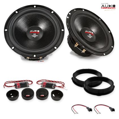 Pachet difuzoare Audi A6 (C7) 2011-2018 Audio System M-Series componente dedicate uși față