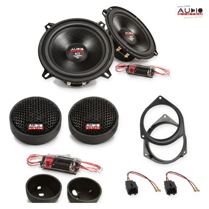 Pachet difuzoare Citroen Nemo (A.) 2008-2015 Audio System MX componente dedicate uși față