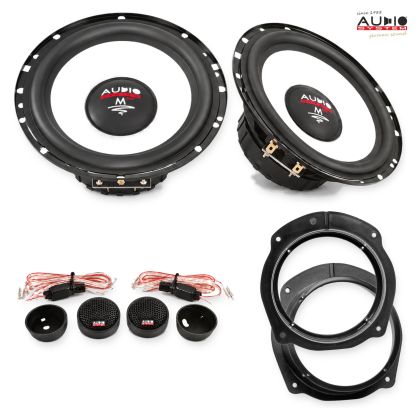 Pachet difuzoare Fiat Croma (194) 2005-2010 Audio System M-Series componente dedicate uși față