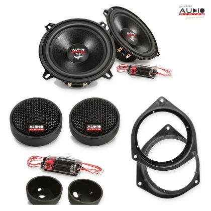 Pachet difuzoare Fiat Fiorino (225) 2008-2015 Audio System MX componente dedicate uși față