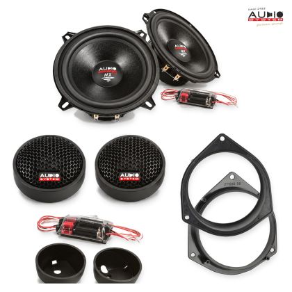 Pachet difuzoare Fiat Fiorino (ZAF225) 2008-2016 Audio System MX componente dedicate uși față