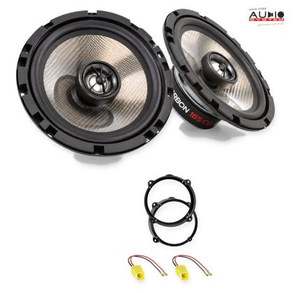 Pachet difuzoare Fiat Idea (ZFA350) 2005-2008 Audio System CARBON coaxiale dedicate uși spate
