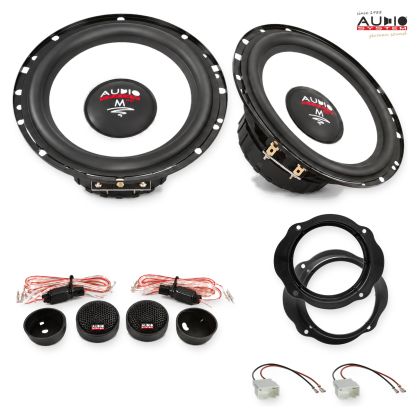 Pachet difuzoare Ford Focus (DA3) 2004-2010 Audio System M-Series componente dedicate uși față