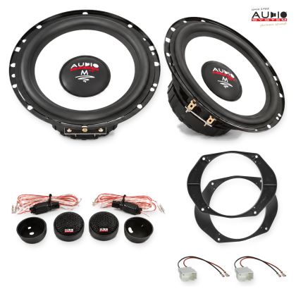 Pachet difuzoare Ford Fusion (JU2) 2002-2012 Audio System M-Series componente dedicate uși față