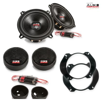 Pachet difuzoare Lancia Ypsilon 1997-2001 Audio System MX componente dedicate uși față