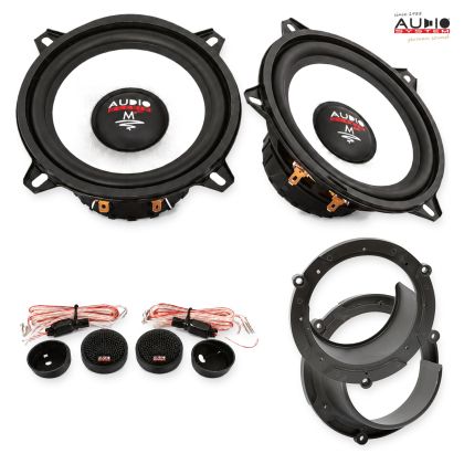 Pachet difuzoare Mazda 2 (DE) 2010-2015 Audio System M-Series componente dedicate uși față