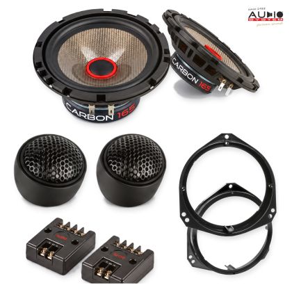 Pachet difuzoare Nissan Primastar (4/F4/J4) 2002-2006 Audio System CARBON componente dedicate uși față