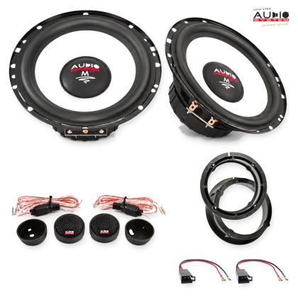 Pachet difuzoare Skoda Fabia (5J) 2007-2014 Audio System M-Series componente dedicate uși față