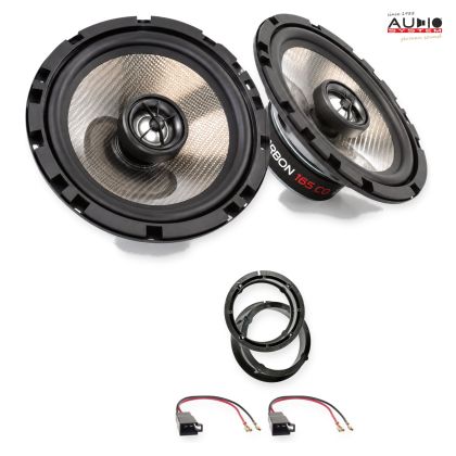 Pachet difuzoare VW Bora (1J5) 1998-2005 Audio System CARBON coaxiale dedicate uși spate