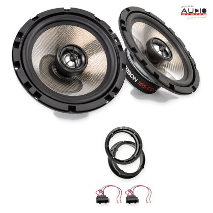 Pachet difuzoare VW Bora Variant (1JM) 1999-2004 Audio System CARBON coaxiale dedicate uși spate