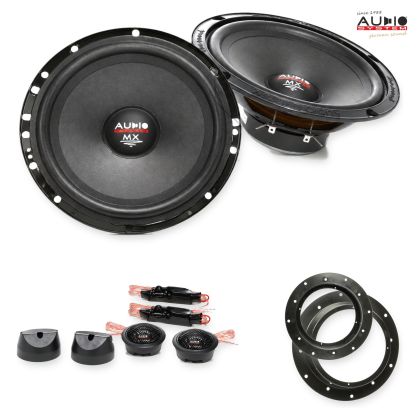 Pachet difuzoare VW Touareg I (7L) 2002-2010 Audio System MX componente dedicate uși față