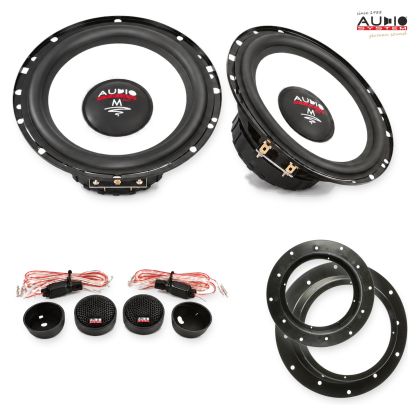 Pachet difuzoare VW Touareg II (7P) 2010-2014 Audio System M-Series componente dedicate uși față