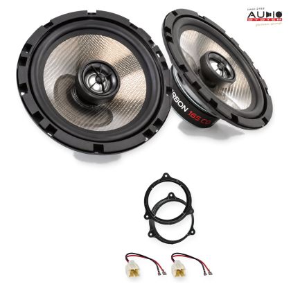 Pachet difuzoare Dacia Lodgy Stepway (SD) 2014-2017 Audio System CARBON coaxiale dedicate uși spate