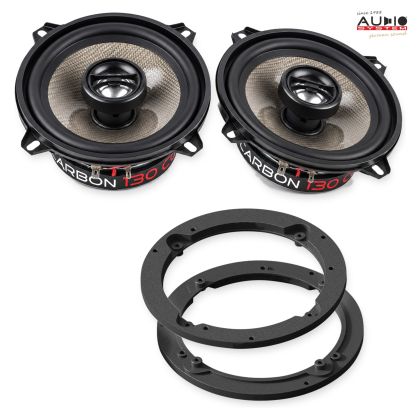 Pachet difuzoare Fiat Ulysse (ZAF 179) 2008-2010 Audio System CARBON coaxiale dedicate uși spate