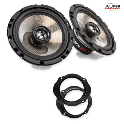 Pachet difuzoare Ford C-MAX (DM2) 2003-2010 Audio System CARBON coaxiale dedicate uși spate