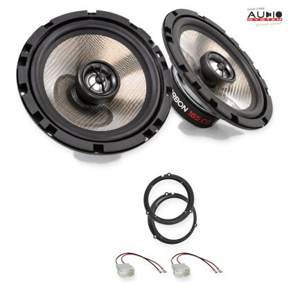 Pachet difuzoare Ford Focus (DYB) 2010-2020 Audio System CARBON coaxiale dedicate uși spate