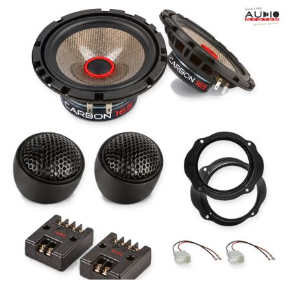 Pachet difuzoare Ford Fusion 2005-2012 Audio System CARBON componente dedicate uși față