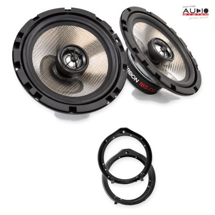 Pachet difuzoare Honda CR-Z (ZF1) 2010-2016 Audio System CARBON coaxiale dedicate uși spate