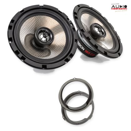 Pachet difuzoare Jaguar XF (X250) 2008-2011 Audio System CARBON coaxiale dedicate uși spate
