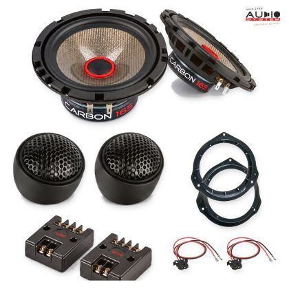 Pachet difuzoare Mercedes C-Klasse (C204) Coupé 2011-2014 Audio System CARBON componente dedicate uși față