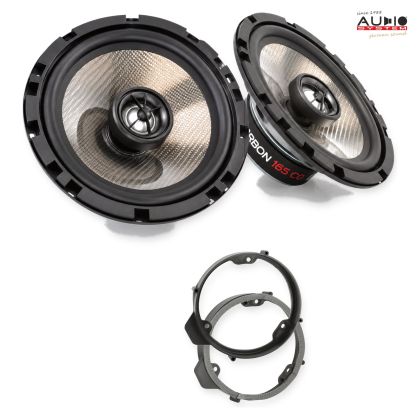 Pachet difuzoare Mercedes CLA (W117) 2013-2019 Audio System CARBON coaxiale dedicate uși spate