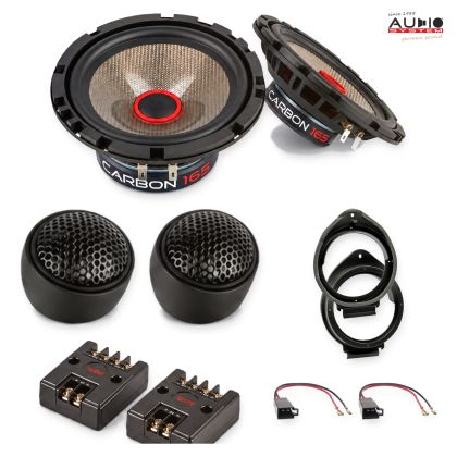 Pachet difuzoare Opel Meriva B 2010-2017 Audio System CARBON componente dedicate uși față