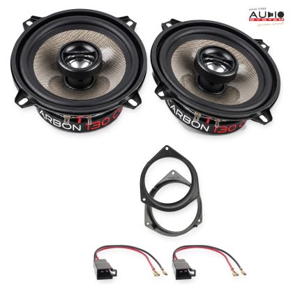Pachet difuzoare Opel Zafira B (A-H) 2008-2014 Audio System CARBON coaxiale dedicate uși spate