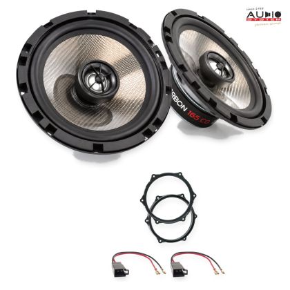 Pachet difuzoare Seat Ibiza (6J) 2012-2015 Audio System CARBON coaxiale dedicate uși spate