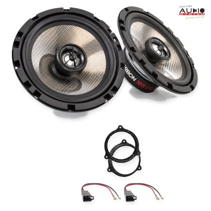 Pachet difuzoare Seat Leon (5F) 2012-2016 Audio System CARBON coaxiale dedicate uși spate