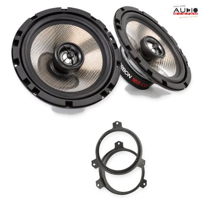 Pachet difuzoare Subaru BRZ 2012-2020 Audio System CARBON coaxiale dedicate uși spate