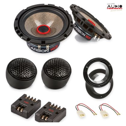Pachet difuzoare Suzuki Splash (EX) 2012-2014 Audio System CARBON componente dedicate uși față