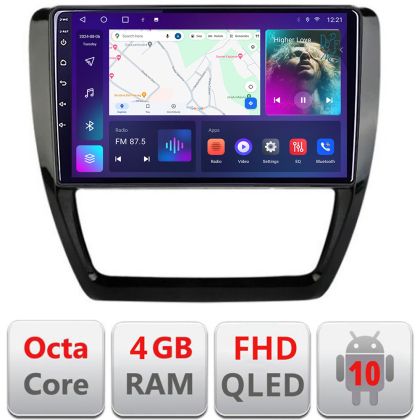 Navigatie VW Jetta 2011-2018 B-JETTB-15 Android Ecran QLED octa core 4+64 carplay android auto KIT-JETTA-15+EDT-E310V3