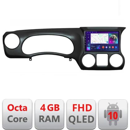 Navigatie Jeep Wrangler 2011-2014 B-WR Android Ecran QLED octa core 4+64 carplay android auto KIT-WR+EDT-E310V3
