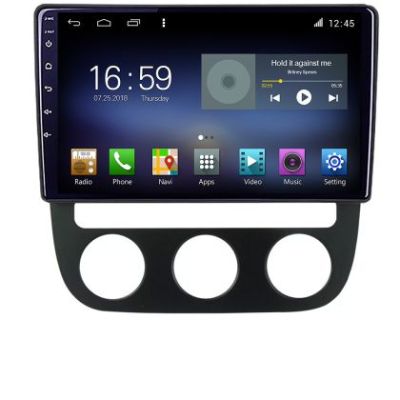 Navigatie VW Golf 5 2004-2010 clima automatica Android radio gps internet Octa Core 8+128 LTE KIT-golf5-automatic+EDT-E609