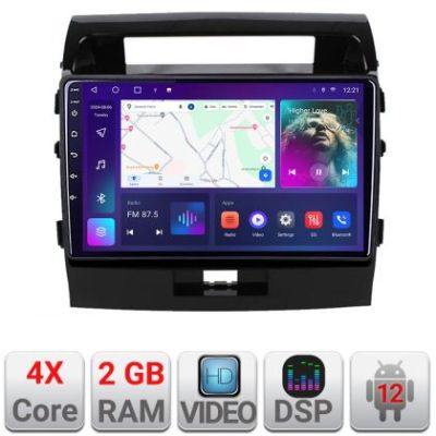 Navigatie Toyota LandCruiser 2008-2015 A-381  2+32 GB Android Waze USB Navigatie Internet Youtube Radio