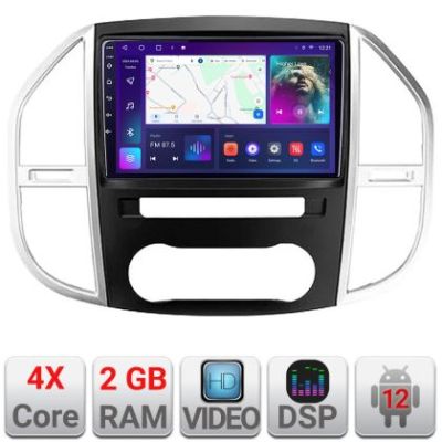 Navigatie Mercedes Vito w447 2016- Android radio gps internet 2+32 Kit-w447+EDT-E210