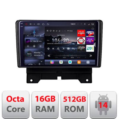 Navigatie Range Rover Sport 2005-2010 Android radio gps internet 8 core QLED 2K 12+256GB 360 Edotec