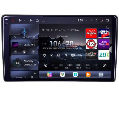 Navigatie Renault Traffic Opel Vivaro Nissan Primastar Qled 2K Octa Core 12+256GB LTE 4G DSP Wifi 5Ghz android auto carplay radio gps internet kit-traffic2+EDT-E809-2K