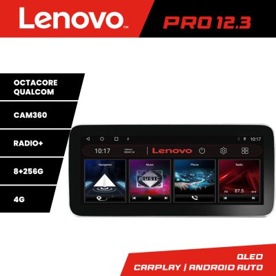 Navigatie Ssangyong Kyron Actyon K-158 Lenovo PRO 8+256 12.3 inch qled android 4G DSP gps internet