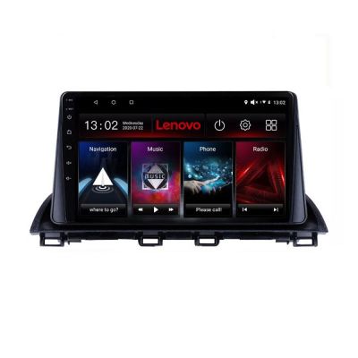 Navigatie Mazda 3 2014-2019 Lenovo Kit-463 8 core QLED 2K 4+64 360 Android Waze USB Navigatie Internet Youtube Radio