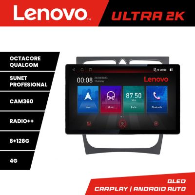 Navigatie Mercedes C W203 2001-2007 N-clk ecran 13" 2K 8+128 Android Waze USB Navigatie 4G 360 Toslink Youtube